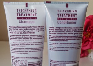 nanogen for women thickening conditioner and shampoo